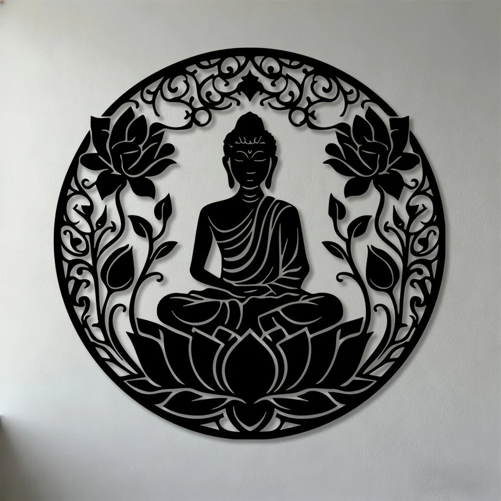 Home Decor Brand - ديكور جداري معدني مسطح ثنائي الأبعاد