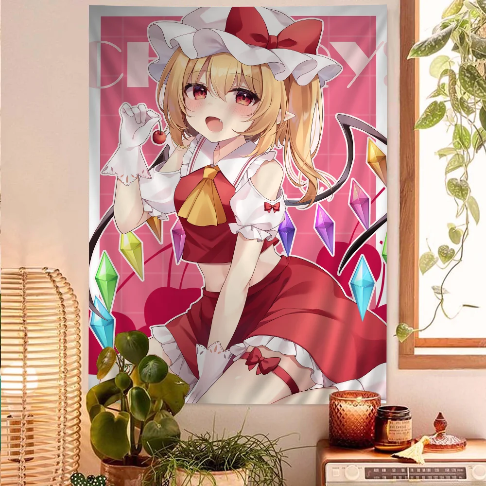 Home Decor Hippie - Touhou مشروع فلاندر القرمزي نسيج أنيمي