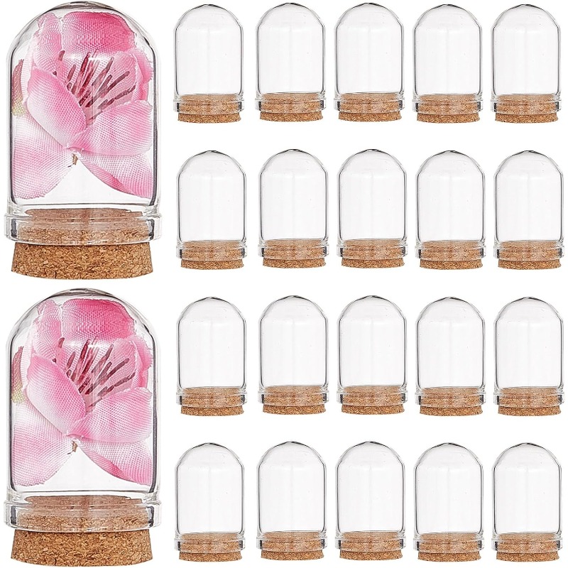 Terrarium Glass Bottle - 20 مجموعة من جرة جرس عرض