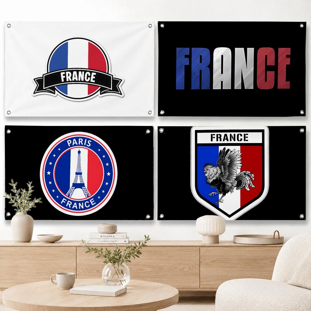 Home Decor Location - علم فرنسا لتزيين المنزل والحديقة -