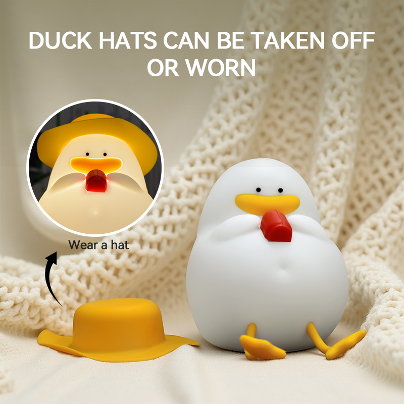 Home Decor Lighting - ضوء ليلي Happy Duck، مصباح بجانب
