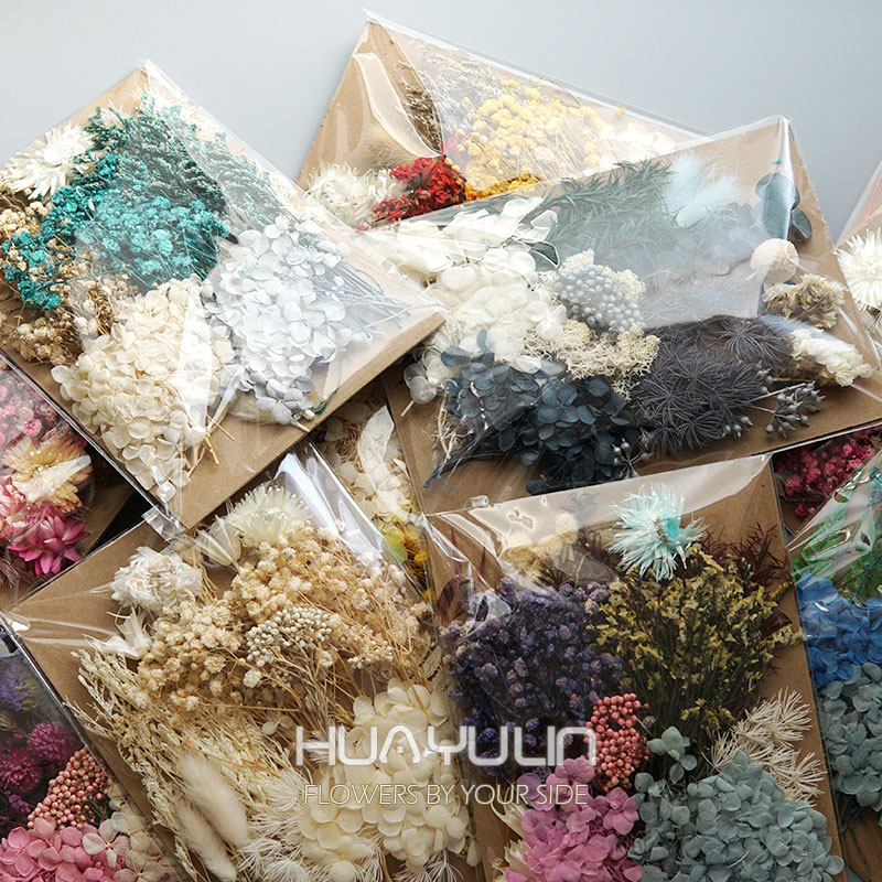 Home Decor Handicraft - 1 حزمة النباتات الاصطناعية المجففة الزهور