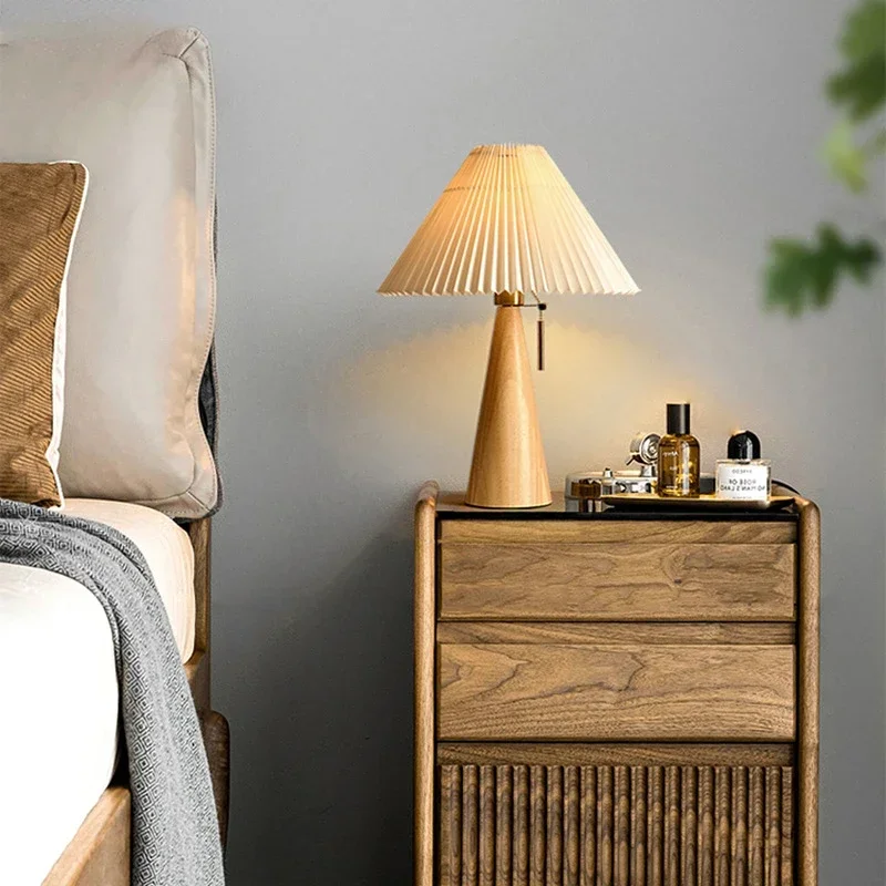 Home Decor Lighting - مصباح طاولة بتصميم عتيق مطوي، إضاءة