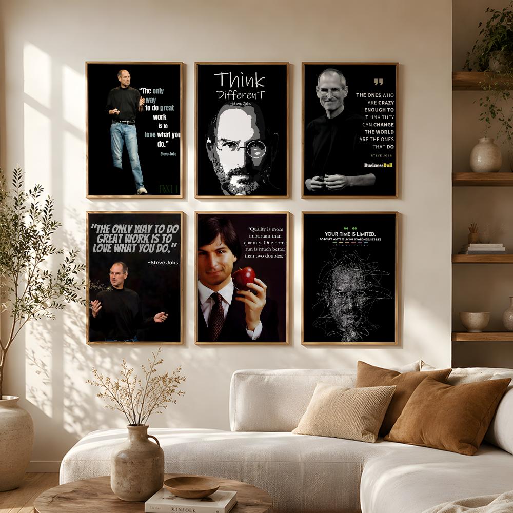 ملصق اقتباسات ستيف جوبز، ملصق  - مراجعة Home Decor Jobs وسعره