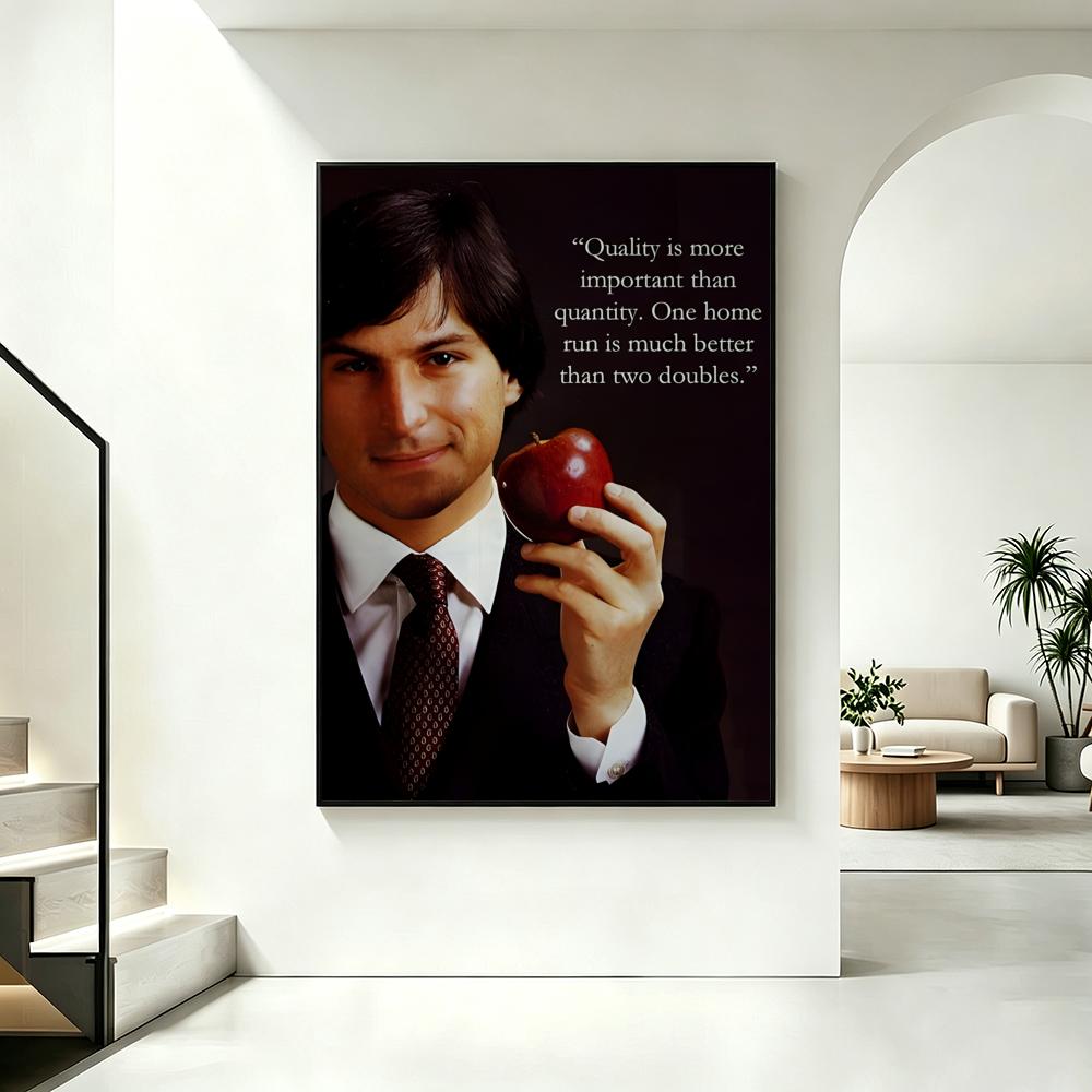 ملصق بنمط S-Steve J-Jobs Q-Quo - مراجعة Home Decor Jobs وسعره