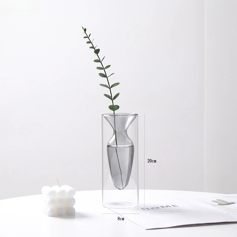 مزهرية زجاجية ملونة بطبقة مزدو - مراجعة Terrarium Glass Bottle وسعره