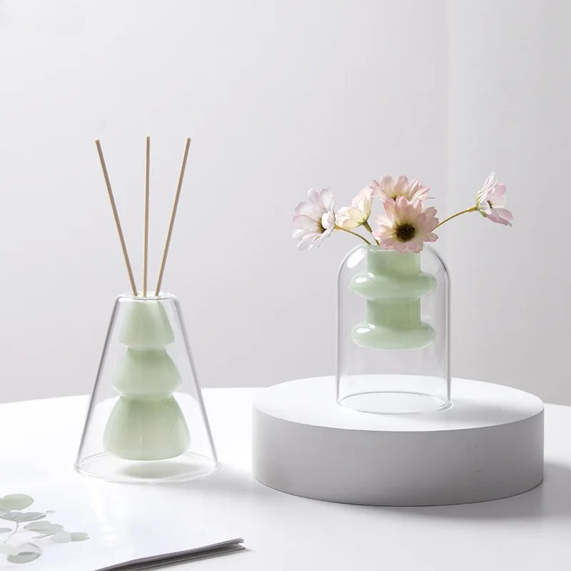 مزهرية زجاجية ملونة بطبقة مزدو - مراجعة Terrarium Glass Bottle وسعره
