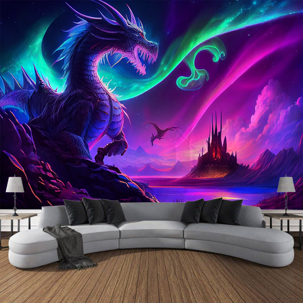 لوحة جدارية بتصميم ديناصور حال - مراجعة Home Decor Hippie وسعره