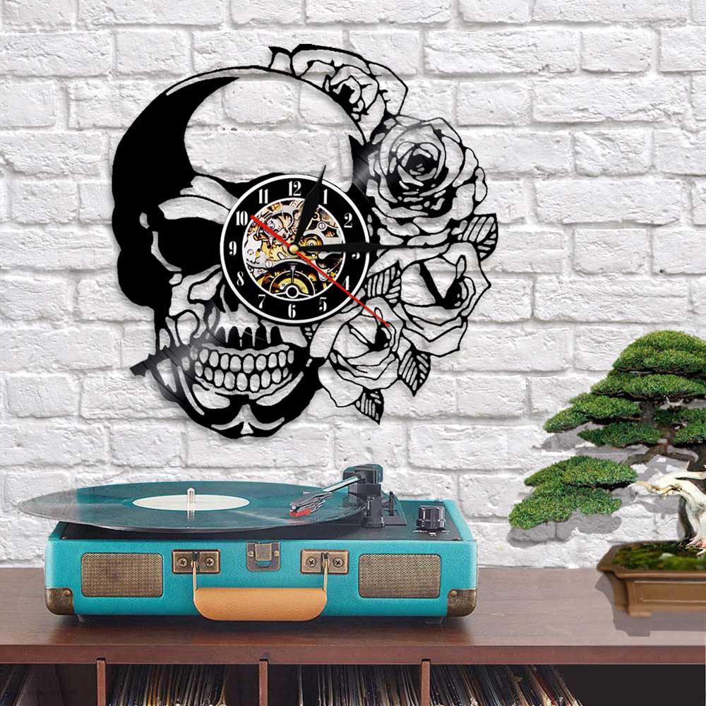 الهبي الجمجمة مع روز الفن الزخ - مراجعة Home Decor Hippie وسعره