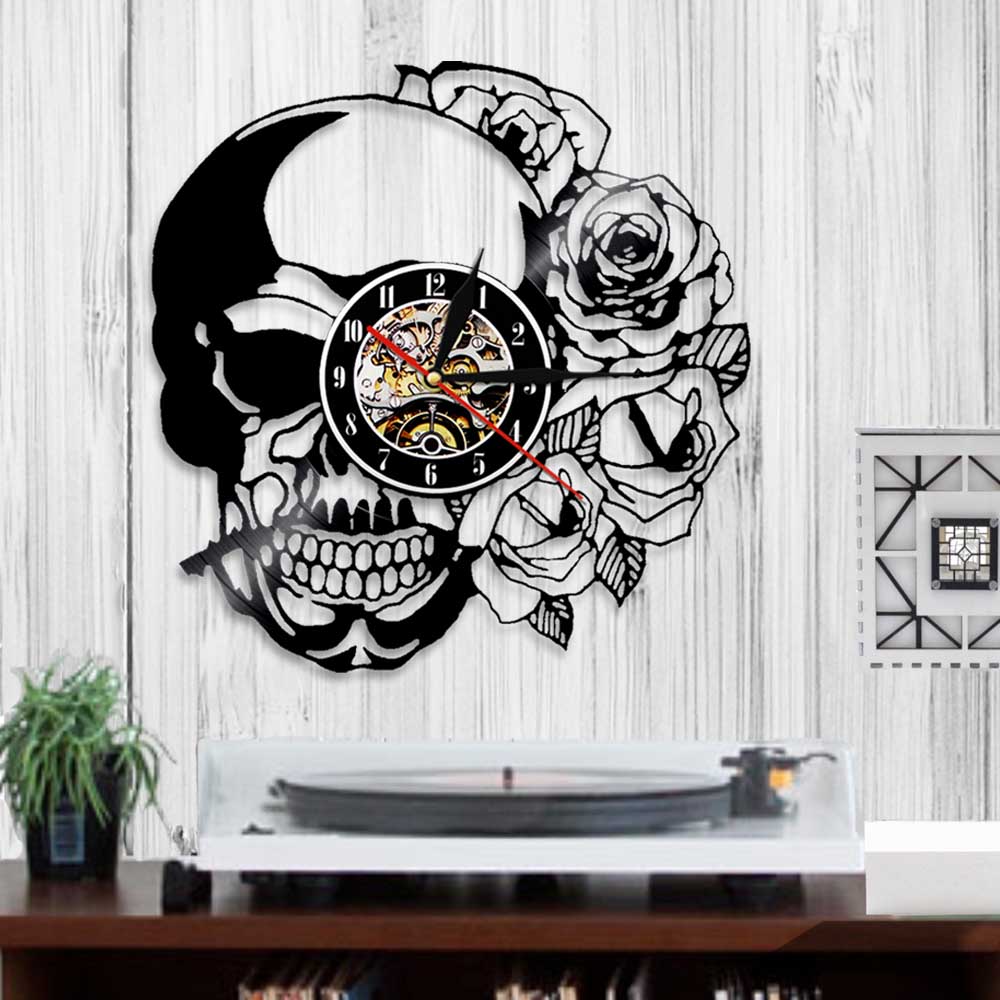 الهبي الجمجمة مع روز الفن الزخ - مراجعة Home Decor Hippie وسعره