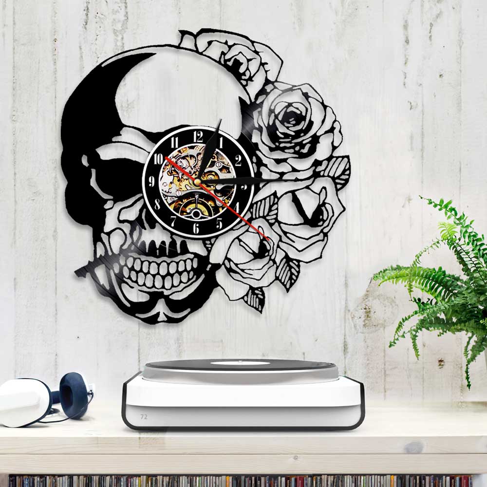 الهبي الجمجمة مع روز الفن الزخ - مراجعة Home Decor Hippie وسعره
