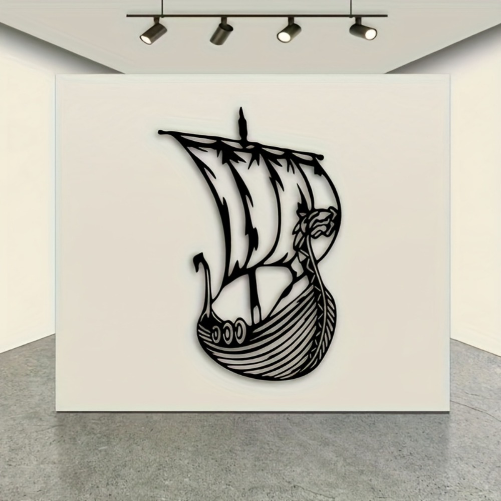 ديكور جداري معدني على شكل سفين - مراجعة Home Decor Brand وسعره
