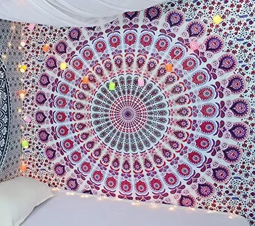الهبي ماندالا المفروشات الهند  - مراجعة Home Decor Hippie وسعره