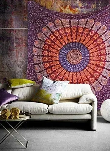 الهبي ماندالا المفروشات الهند  - مراجعة Home Decor Hippie وسعره