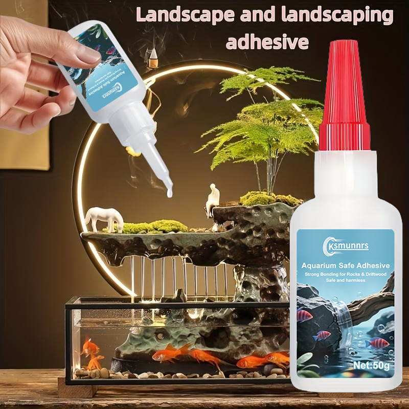 غراء لتنسيق أحواض السمك، لاصق  - مراجعة Terrarium Glass Bottle وسعره