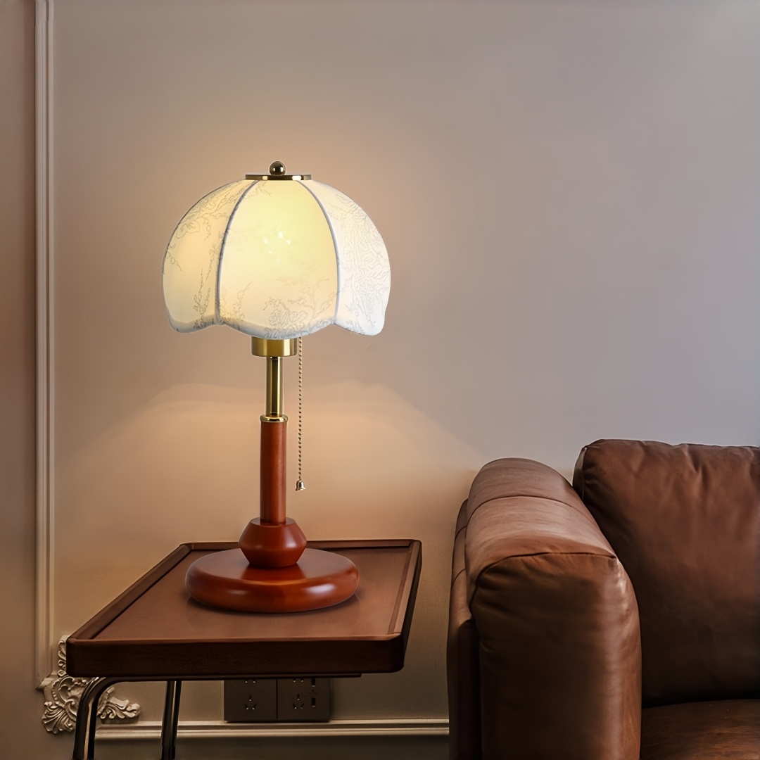 مصباح طاولة قبة مزخرفة بتصميم  - مراجعة Home Decor Lighting وسعره