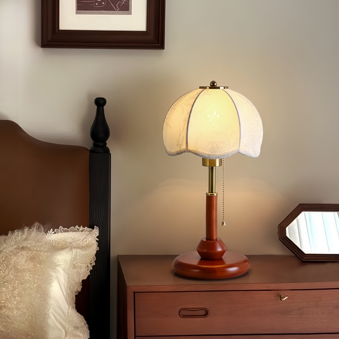 مصباح طاولة قبة مزخرفة بتصميم  - مراجعة Home Decor Lighting وسعره