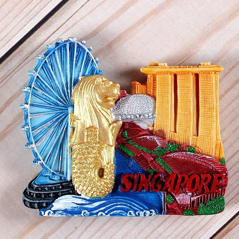 سنغافورة السفر Merlion تذكارية - مراجعة Home Decor Kuala Lumpur وسعره