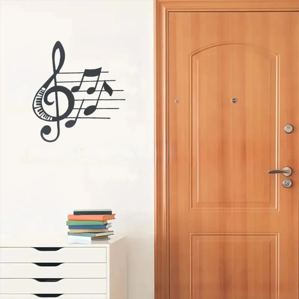 لوحة جدارية معدنية على شكل نوت - مراجعة Home Decor Brand وسعره