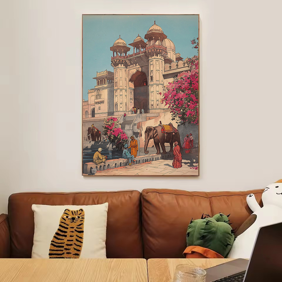 خمر الهند القديمة المعيشة Bana - مراجعة Home Decor Varanasi وسعره