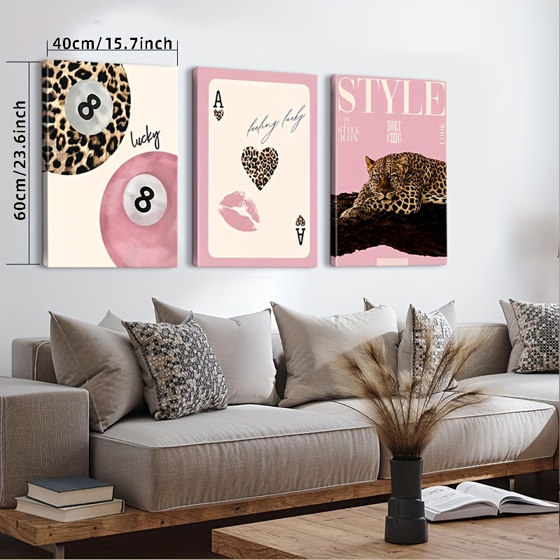 3 قطع من لوحات الفن الجداري ال - مراجعة Home Decor Brand وسعره