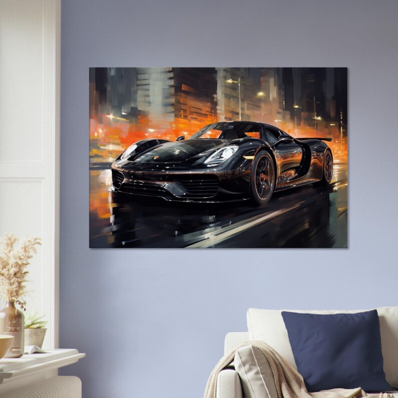 لوحة فنية عصرية مجردة لسيارات  - مراجعة Home Decor Brand وسعره