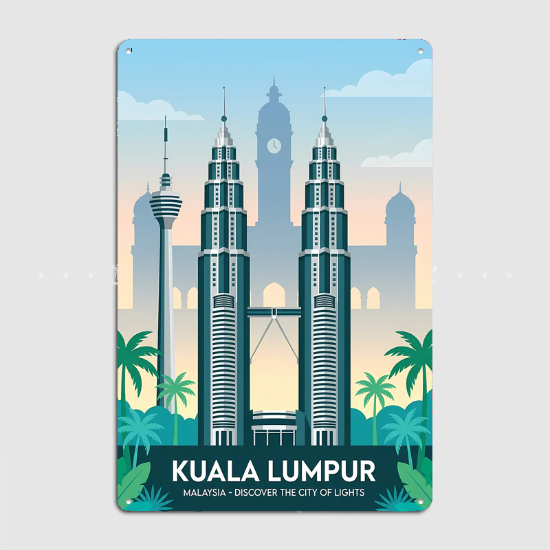 ملصقات مناظر طبيعية لمدينة كوا - مراجعة Home Decor Kuala Lumpur وسعره