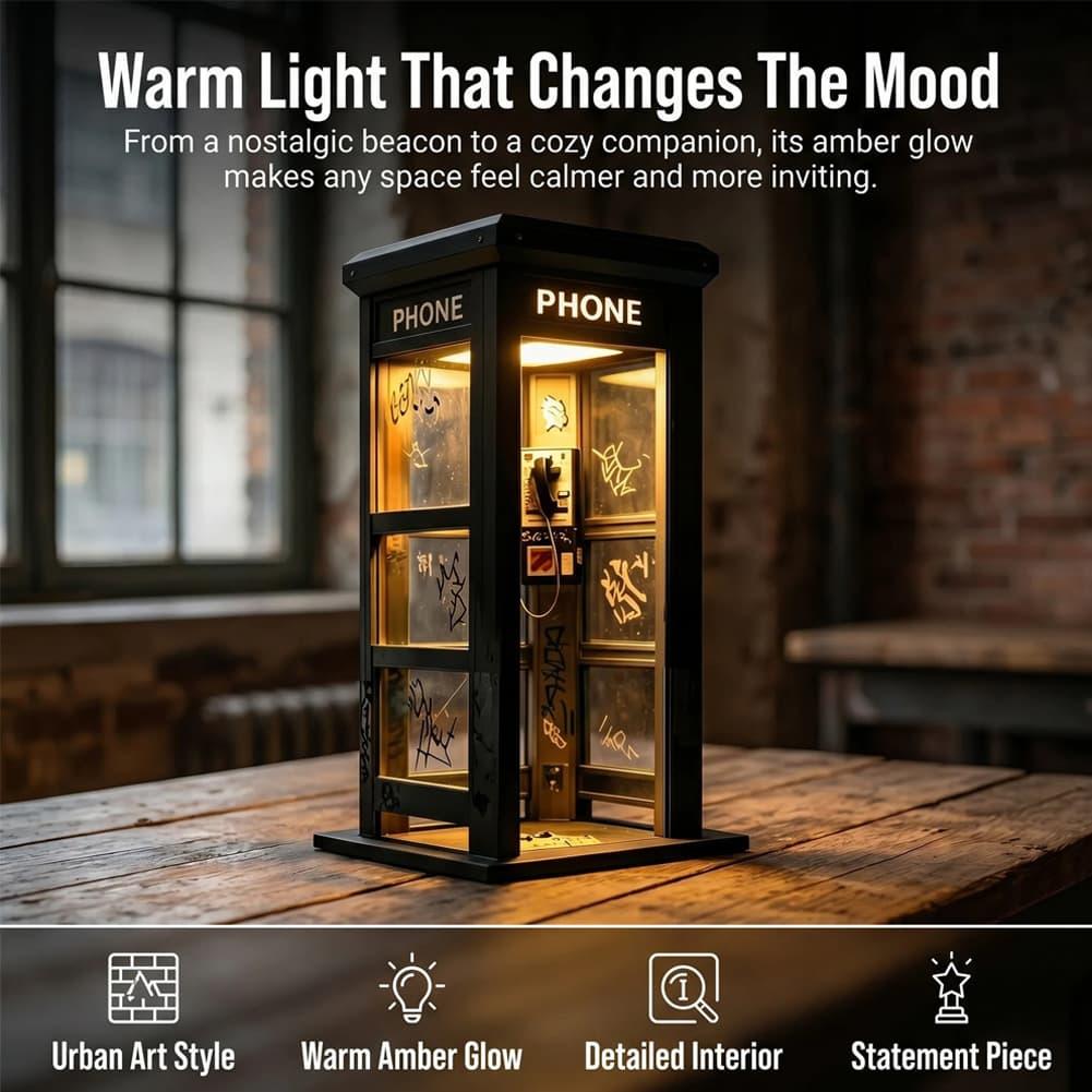 مصباح طاولة على شكل كشك هاتف ل - مراجعة Home Decor Lighting وسعره