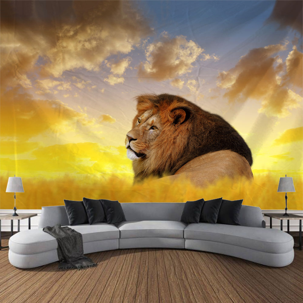 لوحة جدارية بتصميم نمر الغابة، - مراجعة Home Decor Hippie وسعره