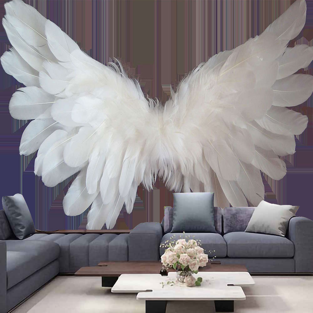 كبير أجنحة الملاك نسيج الهبي م - مراجعة Home Decor Hippie وسعره