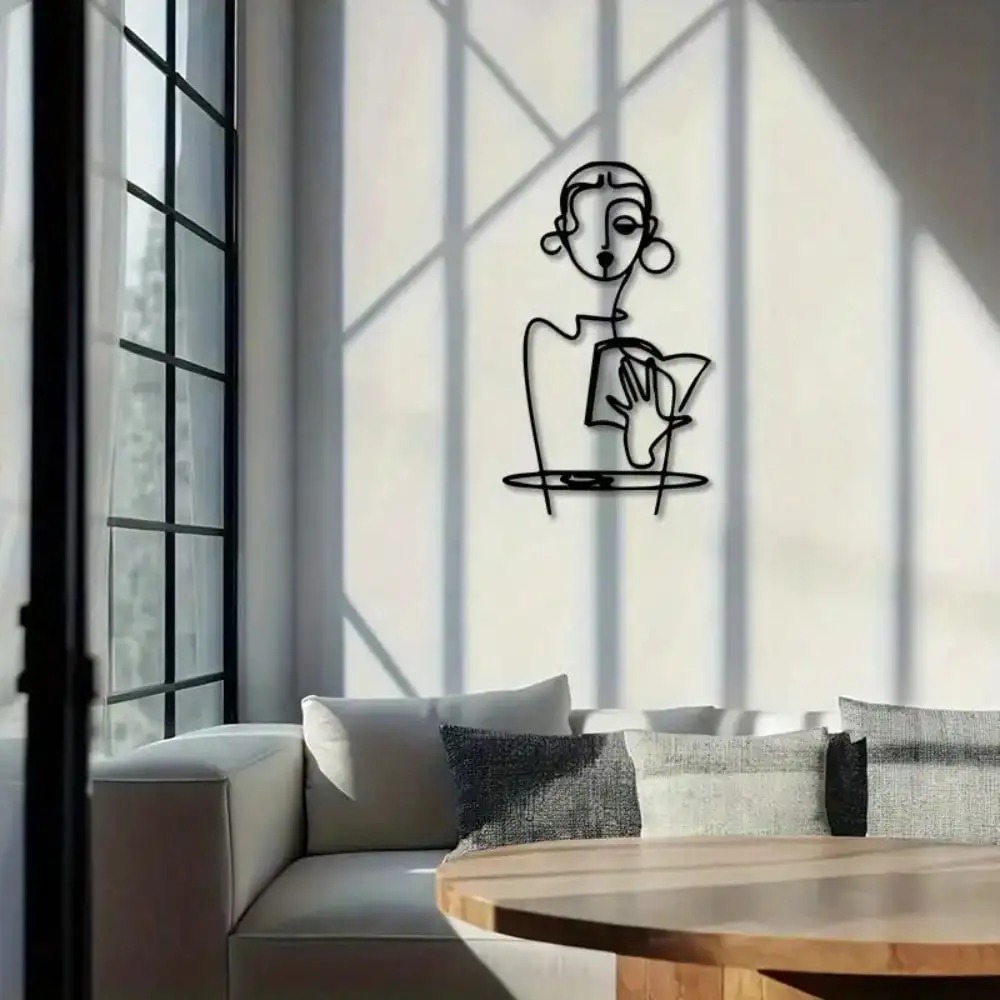 لوحة جدارية معدنية بتصميم بسيط - مراجعة Home Decor Brand وسعره