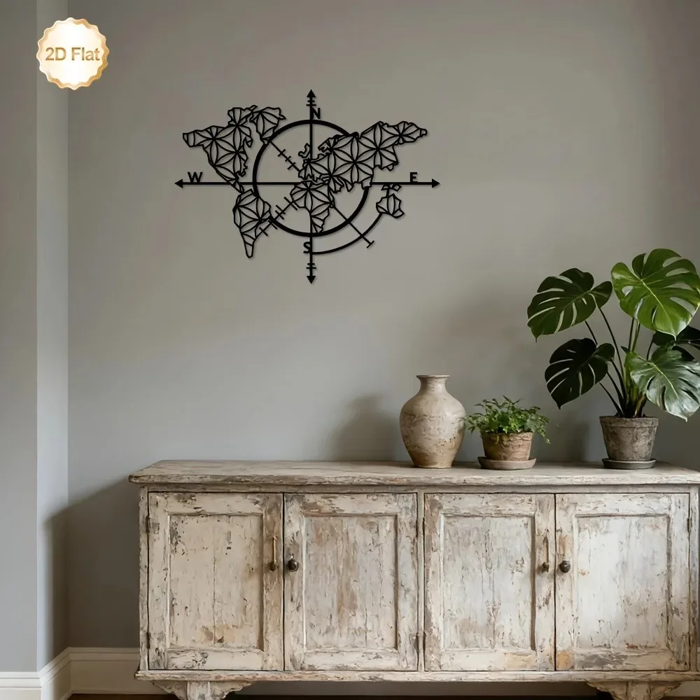 لوحة جدارية معدنية بتصميم البو - مراجعة Home Decor Brand وسعره