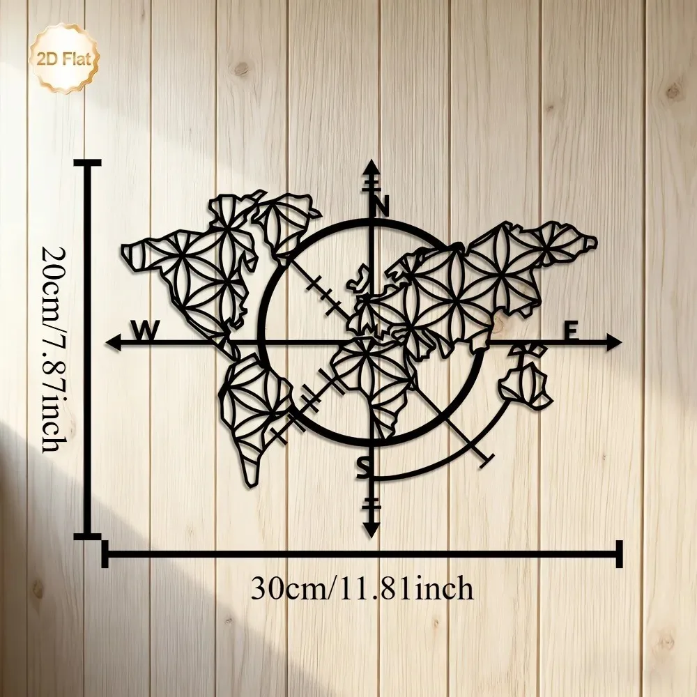 لوحة جدارية معدنية بتصميم البو - مراجعة Home Decor Brand وسعره
