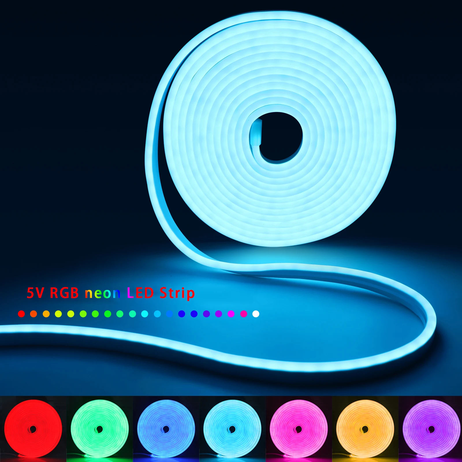 1-5 متر RGB LED شريط ضوء النيو - مراجعة Home Decor Lighting وسعره